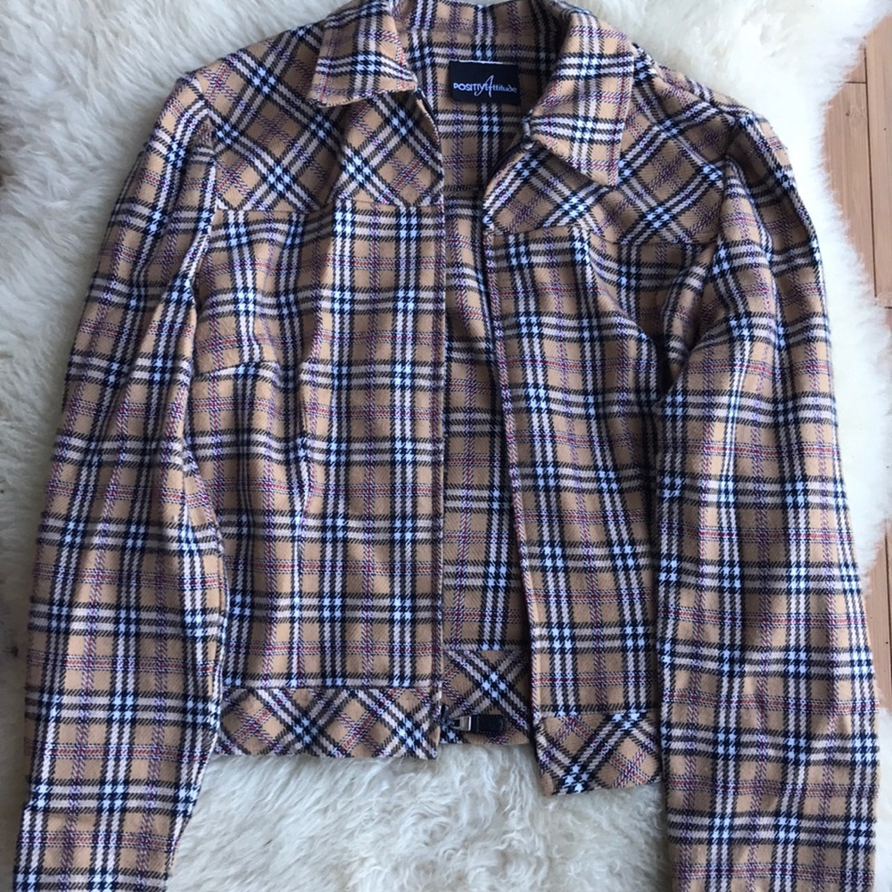 Vintage plaid jacket